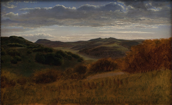 Hills behind the Møen Cliff 1846   1851