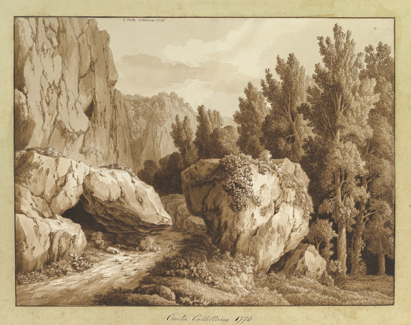 A Rocky Landscape at Civita Castellana 1776