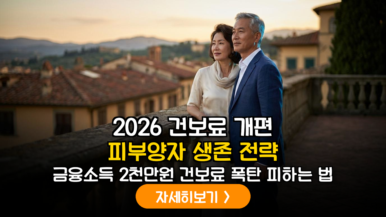 2026년 건강보험 피부양자 자격 유지 및 금융소득 명의 분산 고도화 가이드