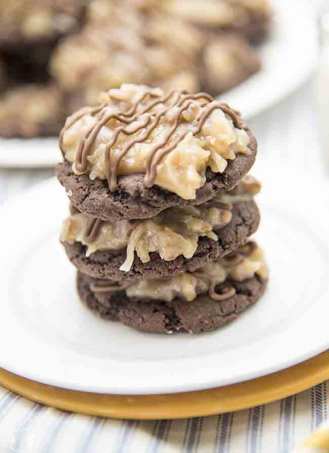 Sunny’s German Chocolate Cake Cookies