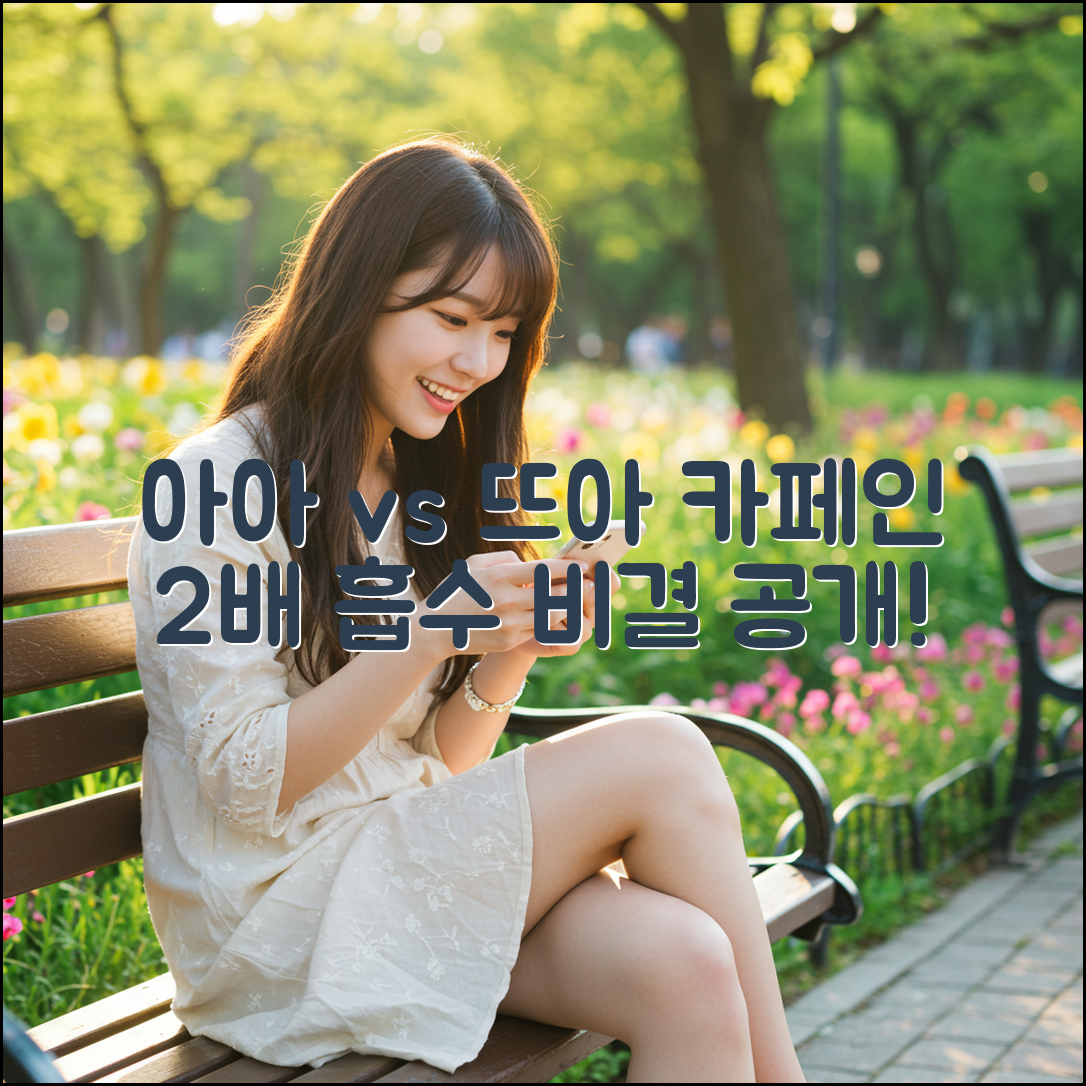 아이스 아메리카노 vs 뜨아, 카페인 흡수 2배 빠른 비결!