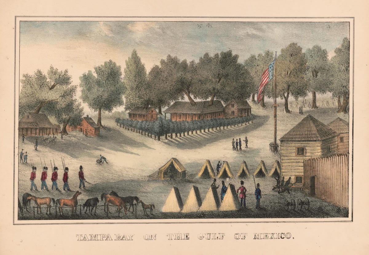 Tampa Bay on the Gulf of Mexico 1837