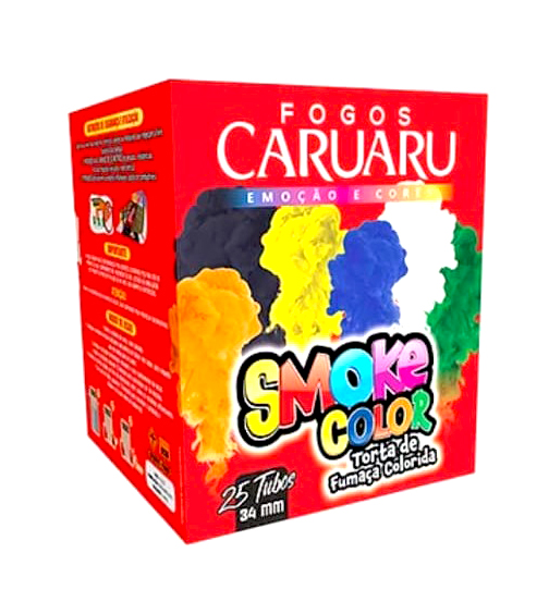 Torta Fumaça Colorida c/ Cracker Instantâneo
