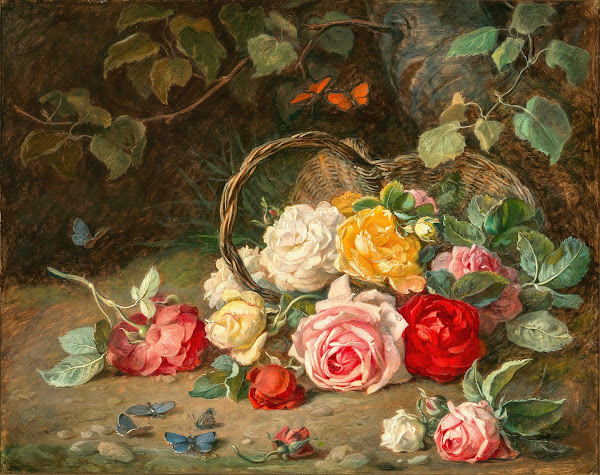 Roses in a Basket