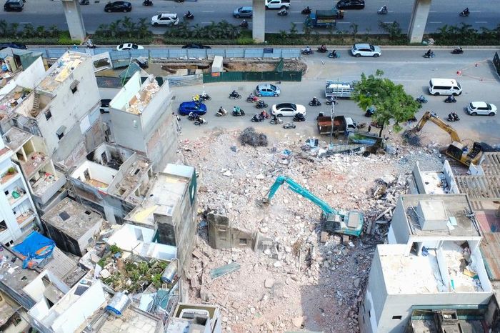 Hà Nội: Hiện trạng 'đại công trường' GPMB Vành đai 2,5 Ngụy Như Kon Tum - Nguyễn Trãi - Chuyên trang Gia Đình &amp; Xã Hội - Báo Sức khỏe &amp; Đời sống
