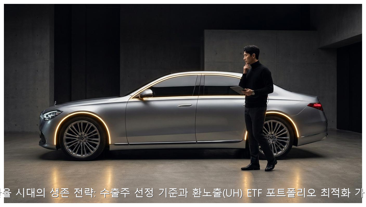 고환율 시대의 생존 전략: 수출주 선정 기준과 환노출(UH) ETF 포트폴리오 최적화 가이드 핵심 안내 및 분석 인포그래픽 (4)