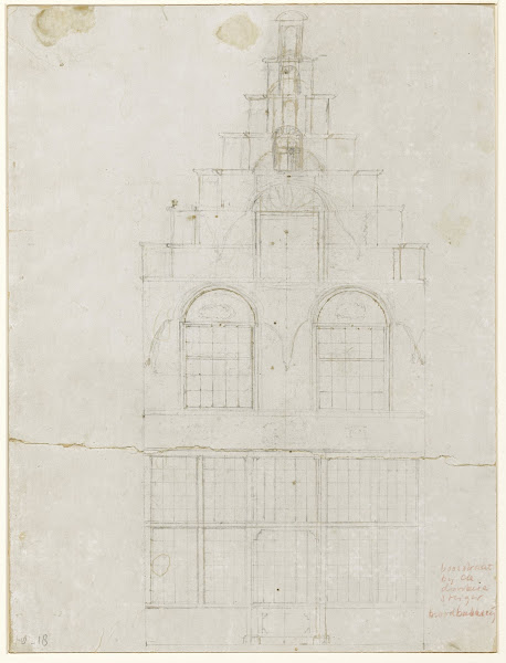 Gevel van de broodbakkerij in de Voorstraat Dordrecht 1874   1925