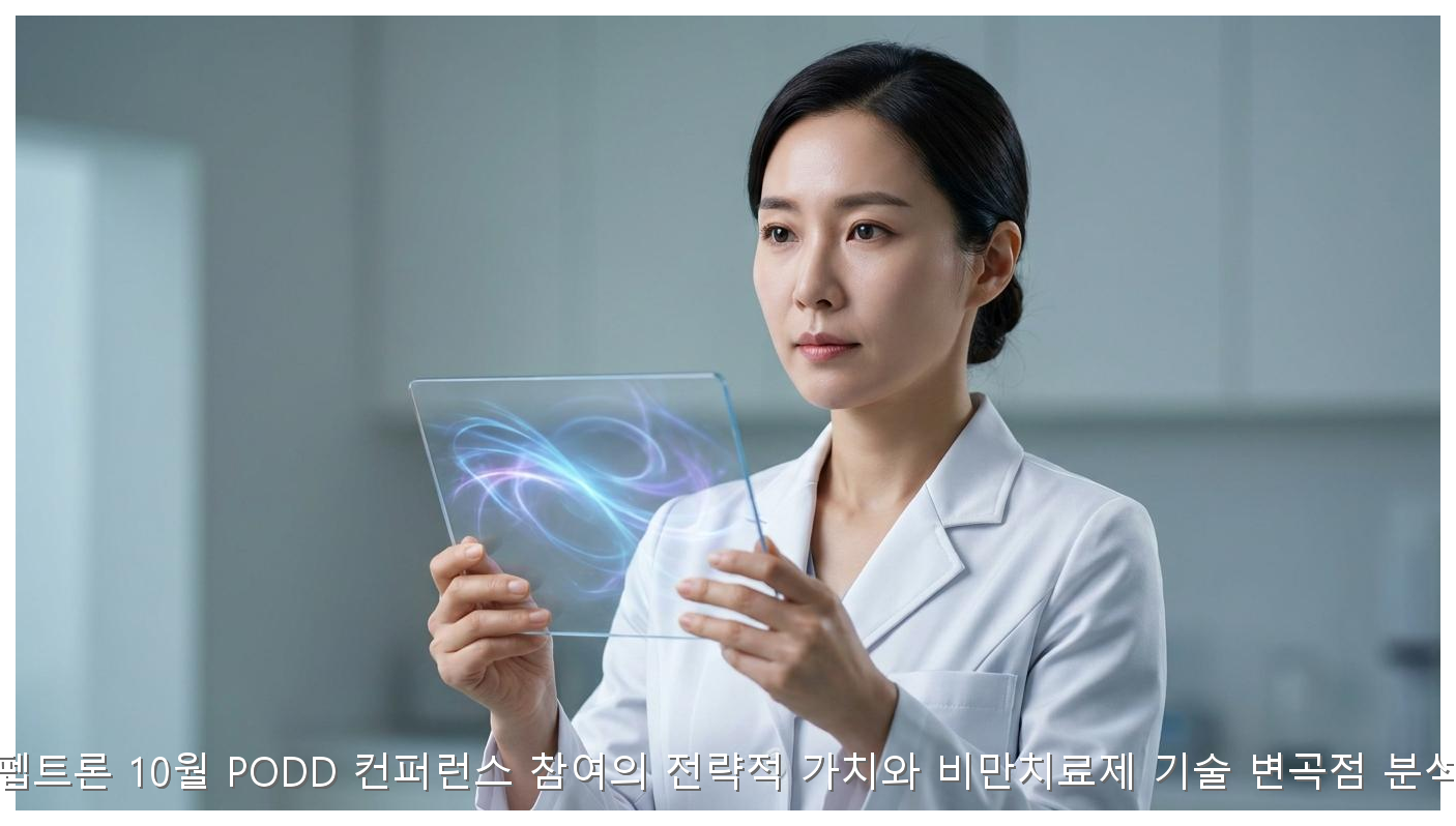 펩트론 10월 PODD 컨퍼런스 참여의 전략적 가치와 비만치료제 기술 변곡점 분석 핵심 안내 및 분석 인포그래픽 (4)