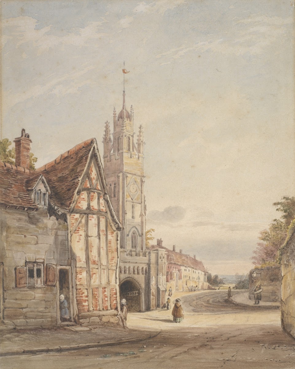 St Peters Church Warwick circa 1818