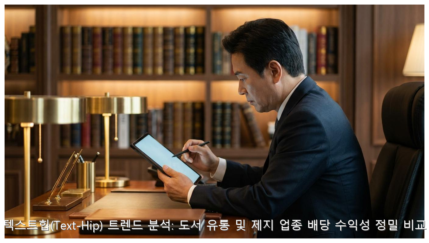 텍스트힙(Text-Hip) 트렌드 분석: 도서 유통 및 제지 업종 배당 수익성 정밀 비교 핵심 안내 및 분석 인포그래픽 (3)