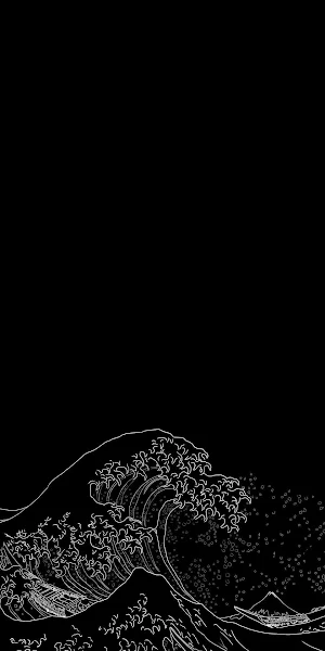 The Great Wave Off Kanagawa iPhone Wallpaper Background