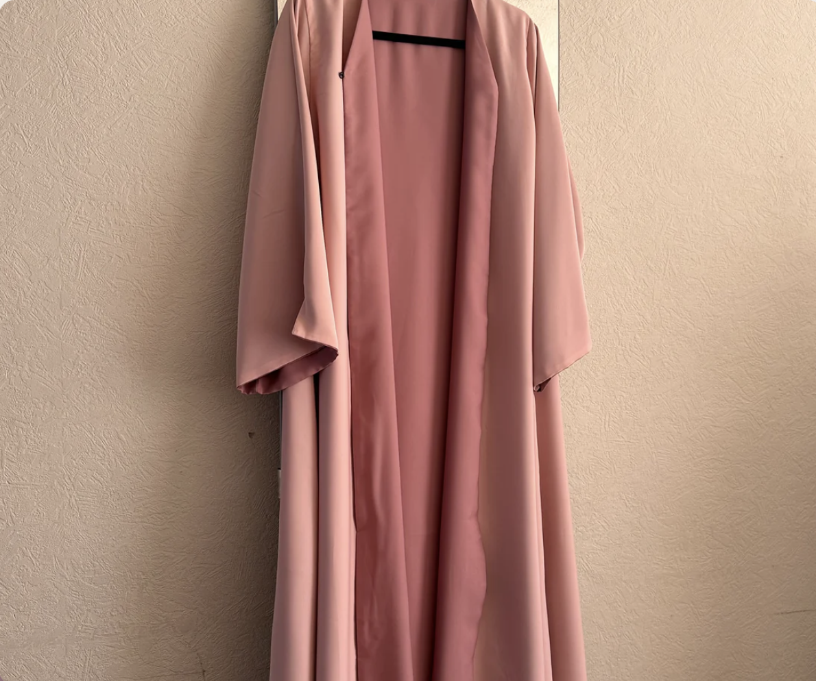 Rose double Sided Abaya
