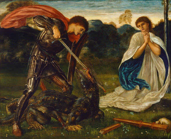 The fight St George kills the dragon VI 1866