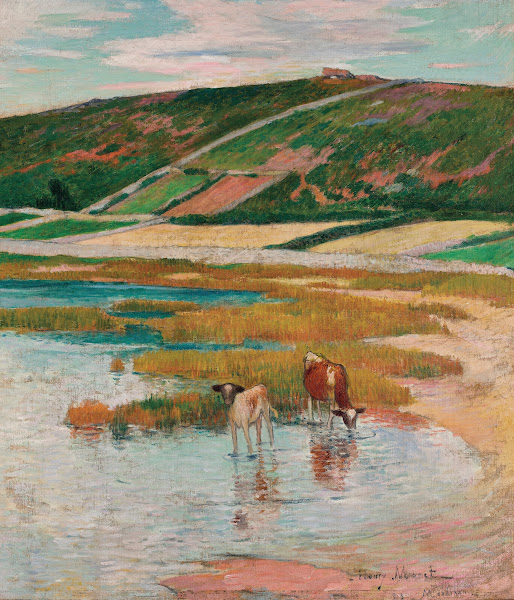 Vaches à labreuvoir 1893