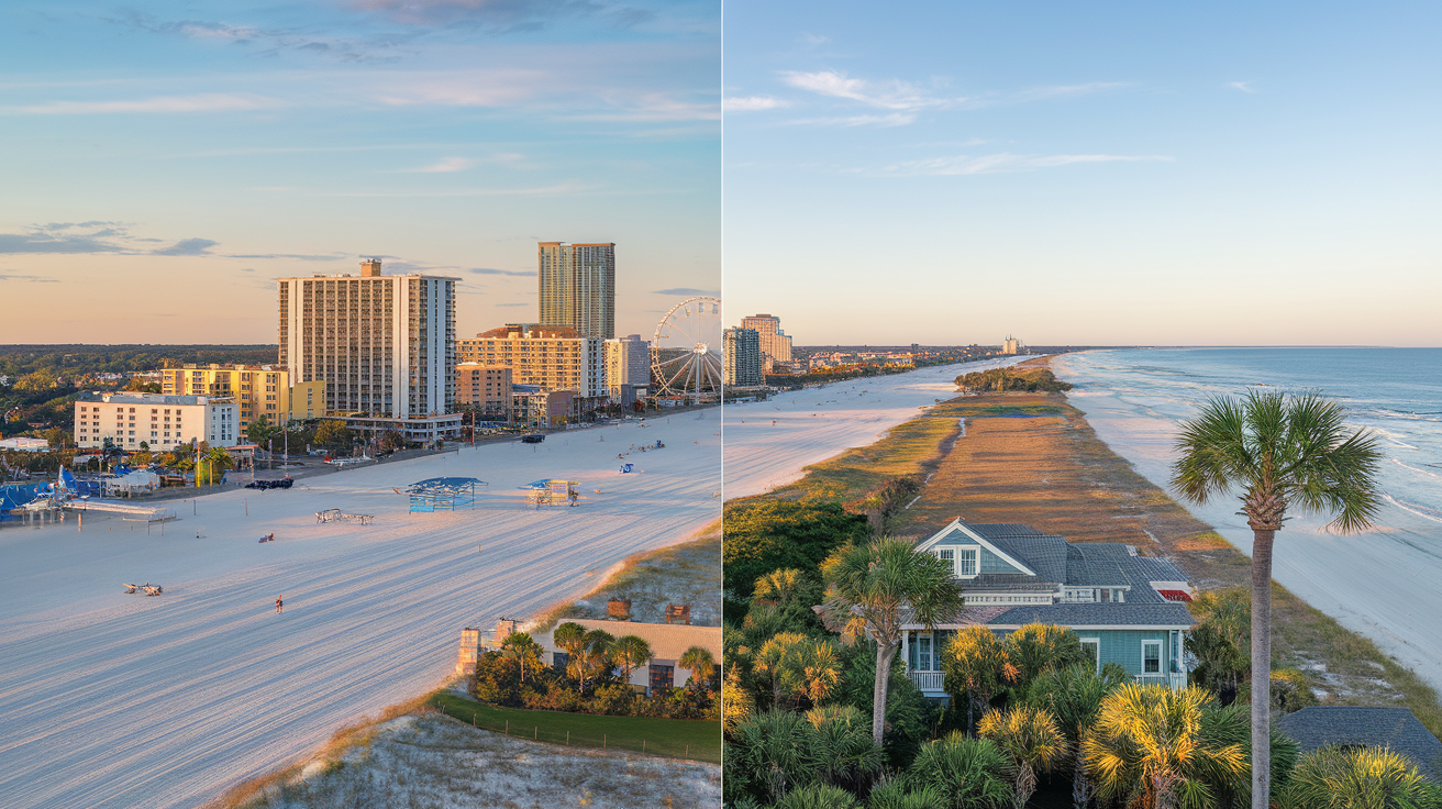 Where Is Myrtle Beach Compared to Hilton Head?