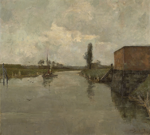 View of the Surroundings of Dendermonde 1887