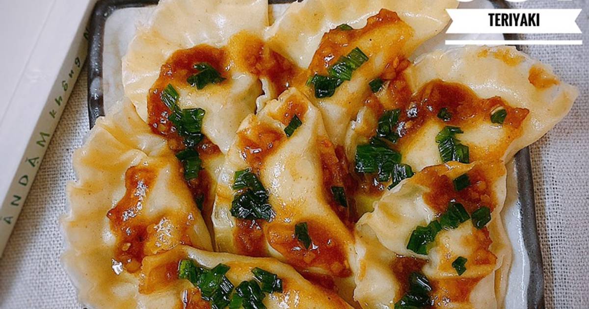 Hoành thánh sốt teriyaki