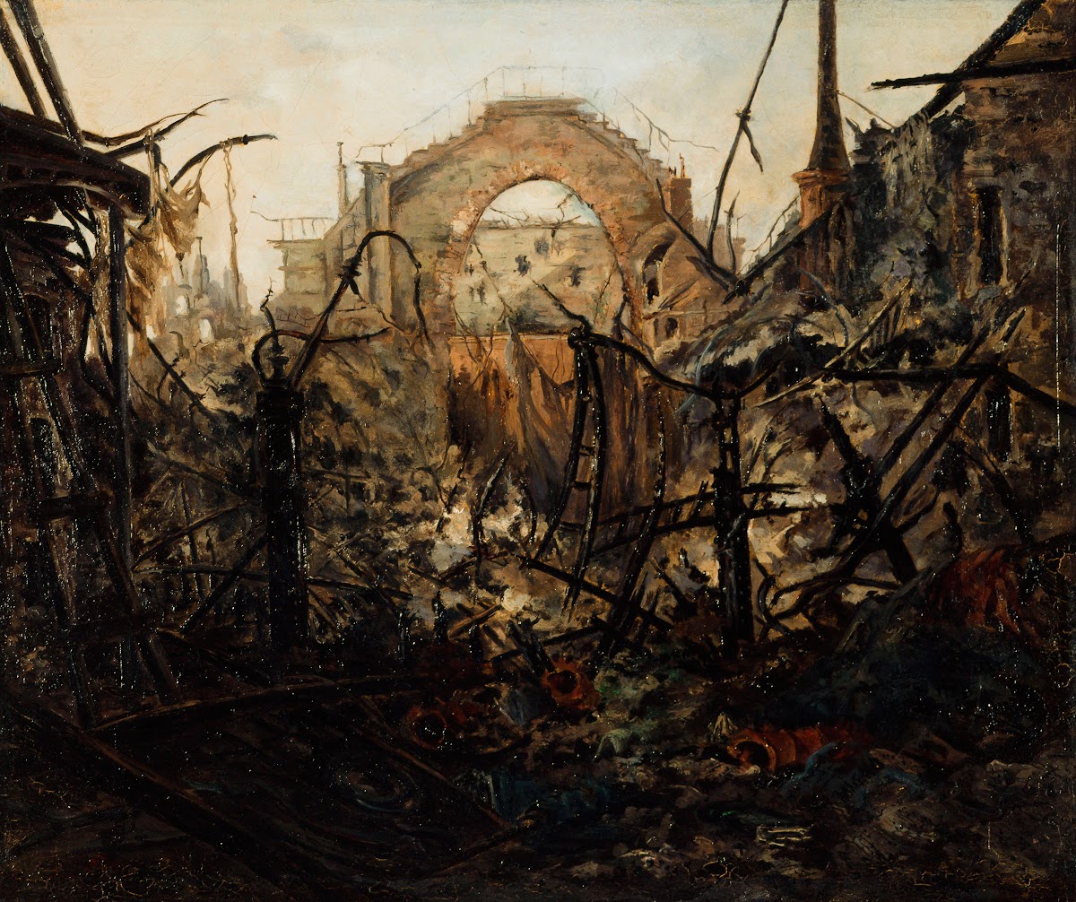 LintéRieur De LOpéRa Comique AprèS Lincendie Du 15 Mai 1887 1887