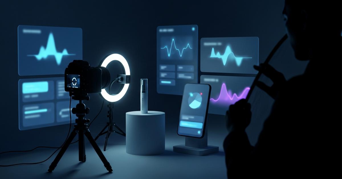 Studio foto pentru conținut social media - fotografiere produs pentru reels și postări