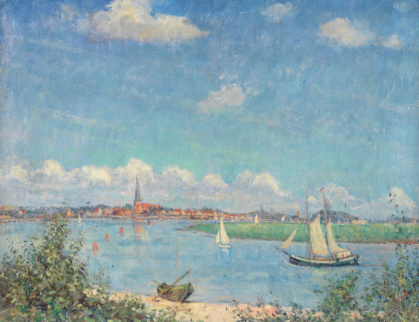 Blick auf Travemünde 1900