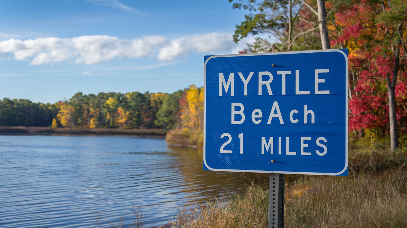Distance from Myrtle Beach to Lake View SC & Travel Tips