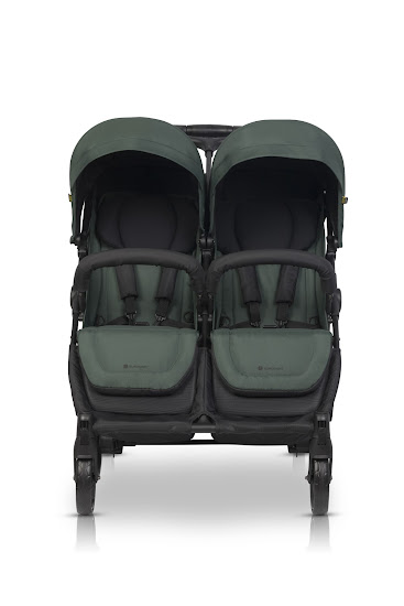 Stroller for twins Euro-Cart Doblo 2024 Jungle