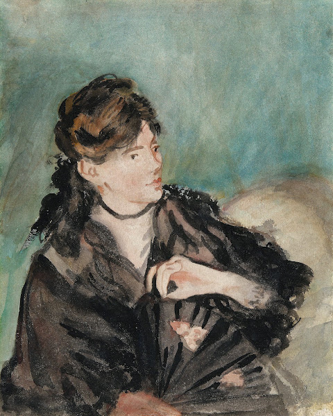 Portrait of Berthe Morisot with a Fan 1874