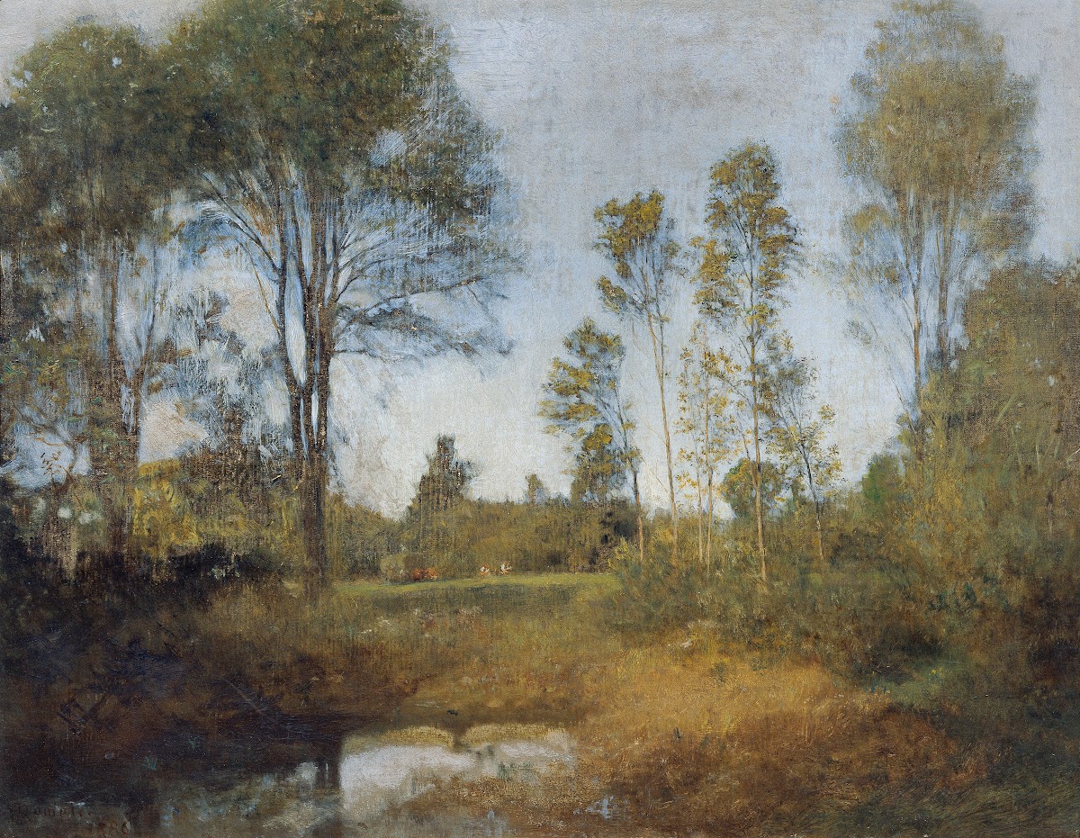 Landschaft Mit Heuwagen 1886