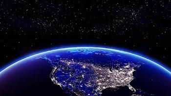Planet Earth At Night Wallpaper