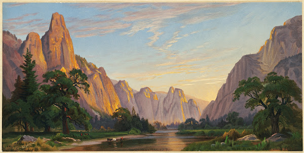 Yosemite Valley Looking West 1861 1873
