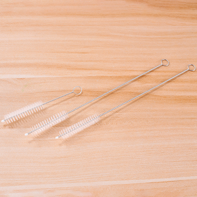 Stainless steel straw brush, short and long