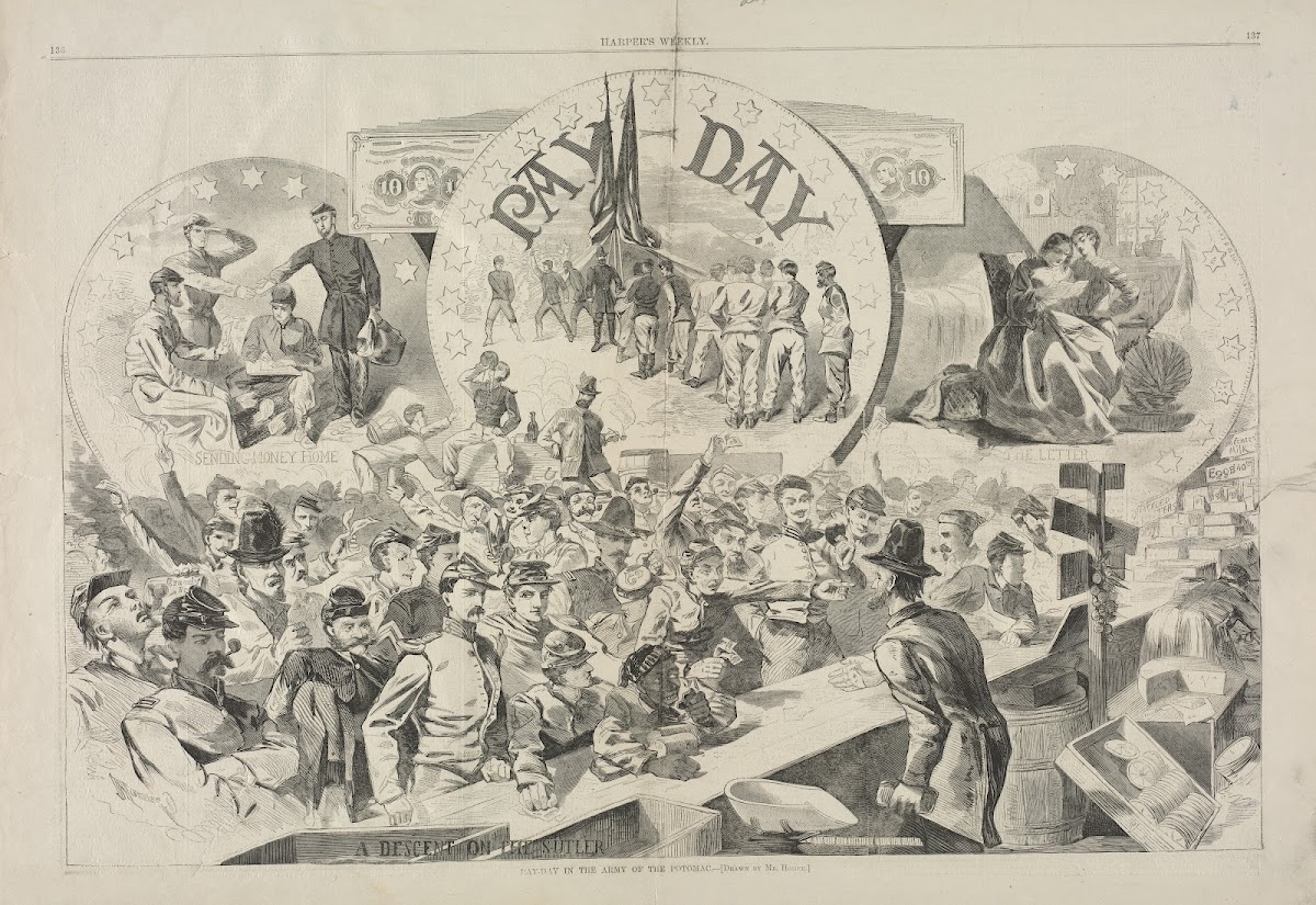 Pay Day in the Army of the Potomac 1863