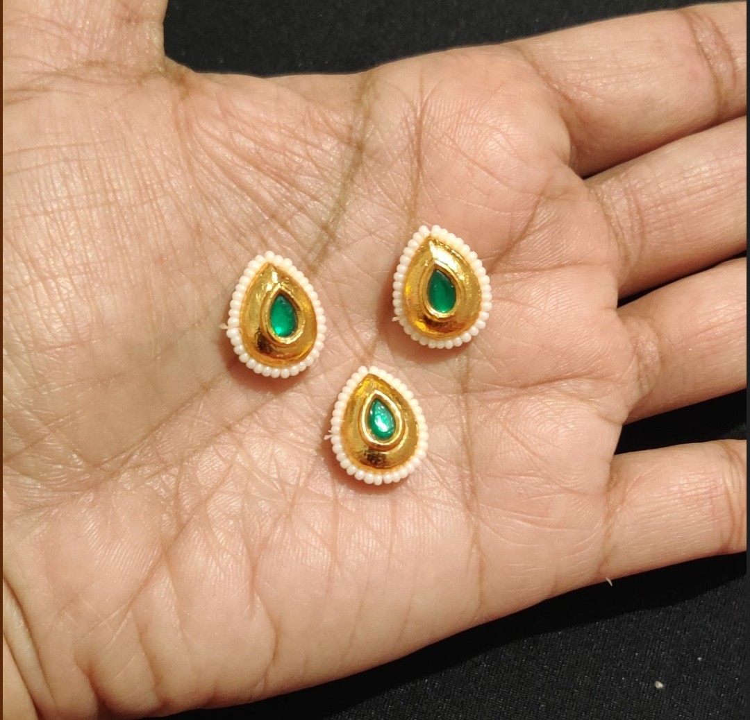 B32-Small Drop Green (Pack Of 3)