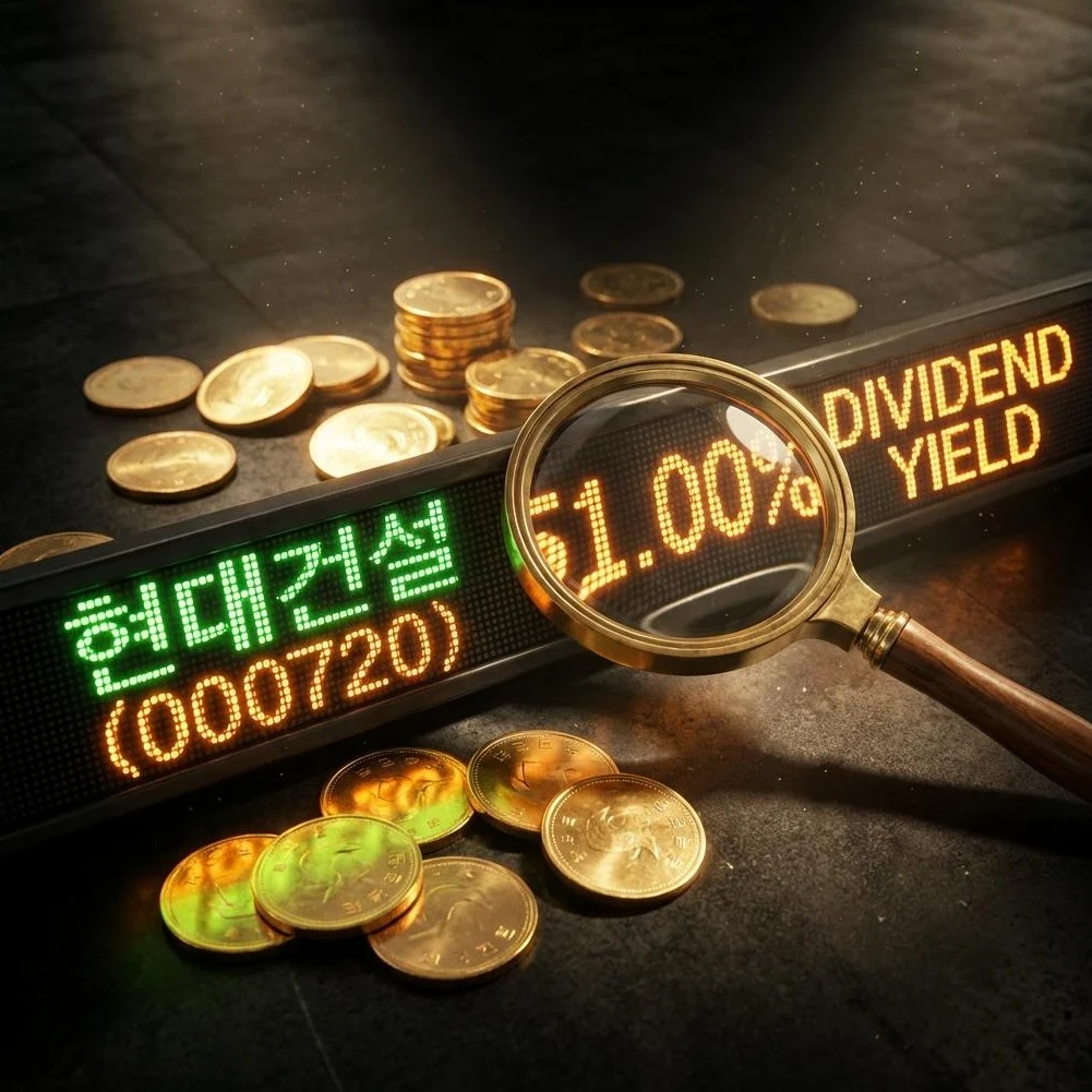 경고! 현대건설 51% 배당, 당신이 모르는 위험은?