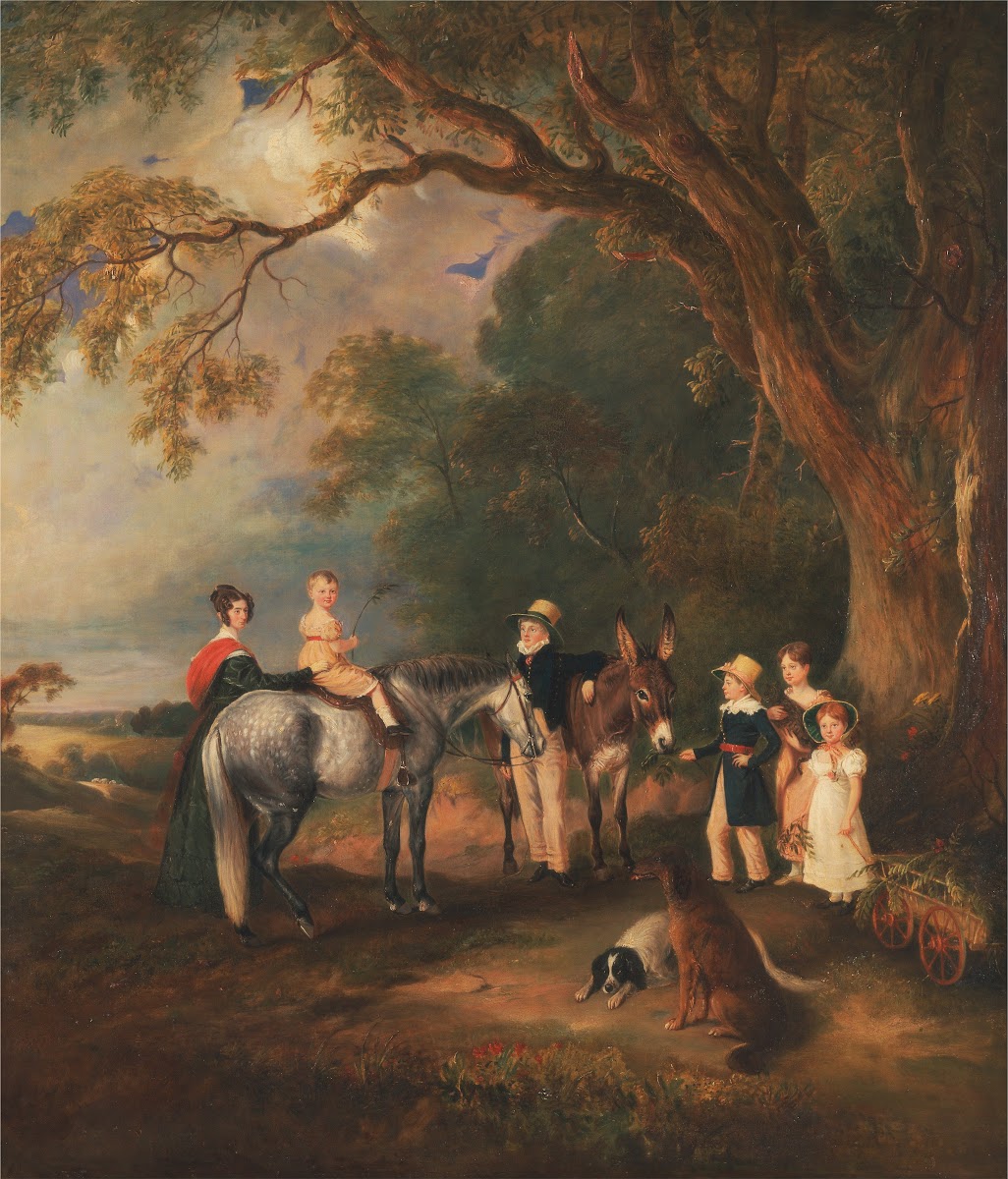 Miss Catherine Herrick with her Nieces and Nephews the Five Elder Children of th
