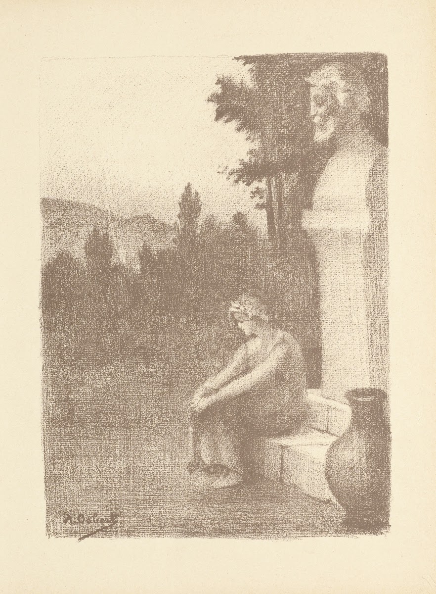 Illustration pour La jarre couronnée de Marcel Schwob 1893 1895