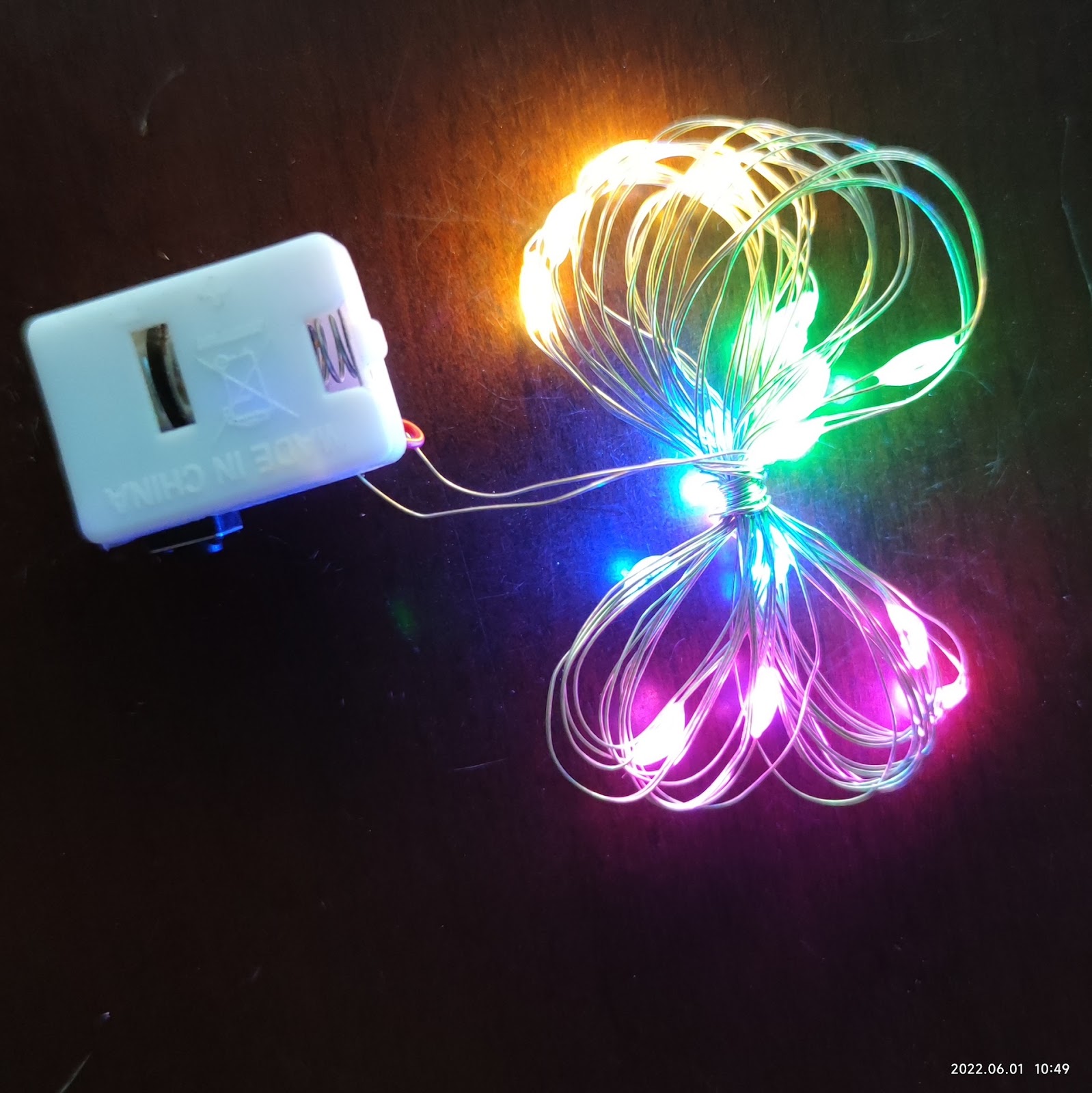 LED-Kupferdraht-Lichterkette, 3 m, 30 LEDs