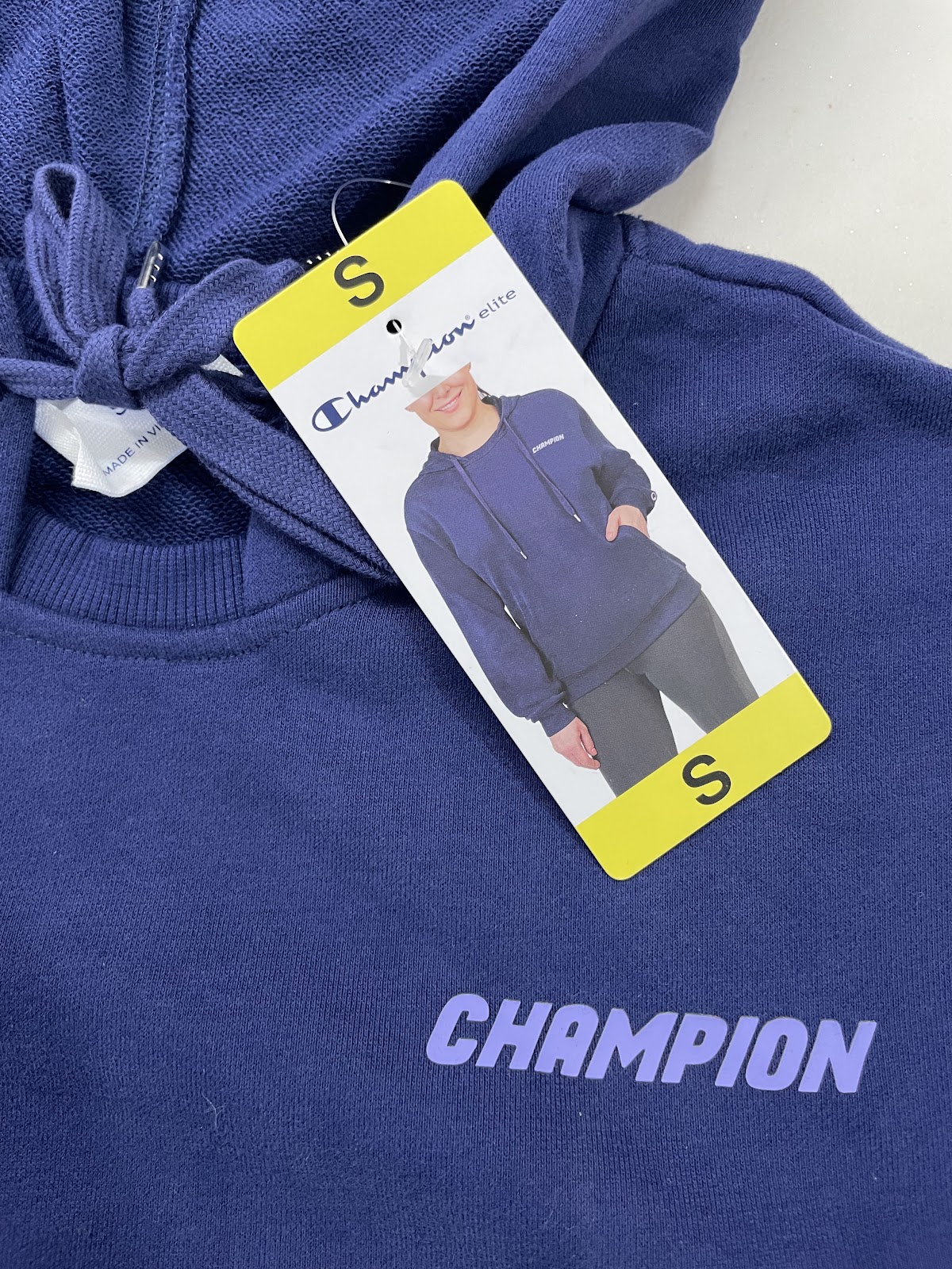 Champion Mens Jacket Quarterzip Blue S #0620