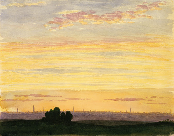 City and Sunset