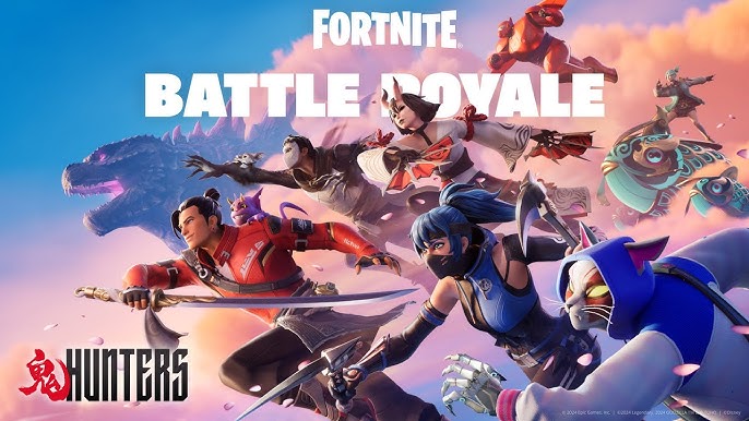 Key art for Fortnite Zero Hour Chapter 6 finale showing various collaborative characters and the event logo.