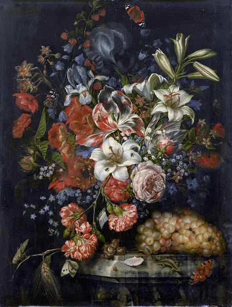 Still Life with Flowers and Fruit 1671
