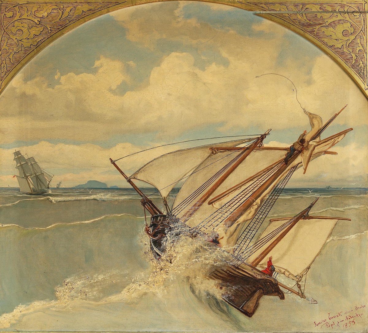 Storm at sea 1855