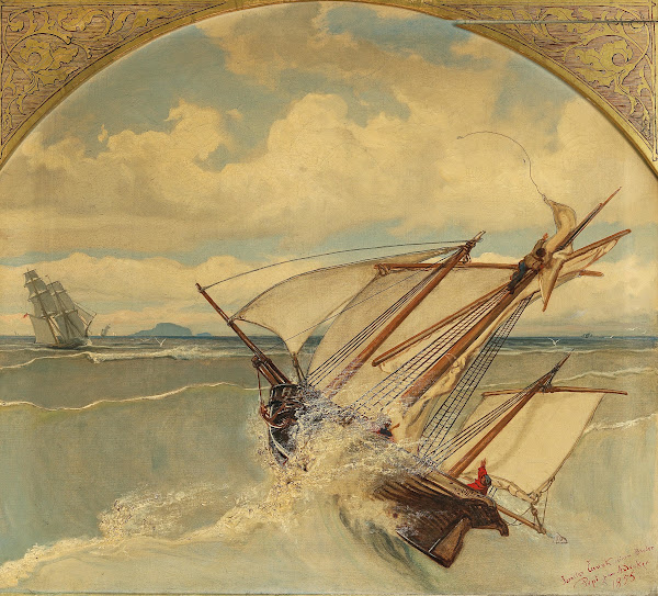 Storm at sea 1855