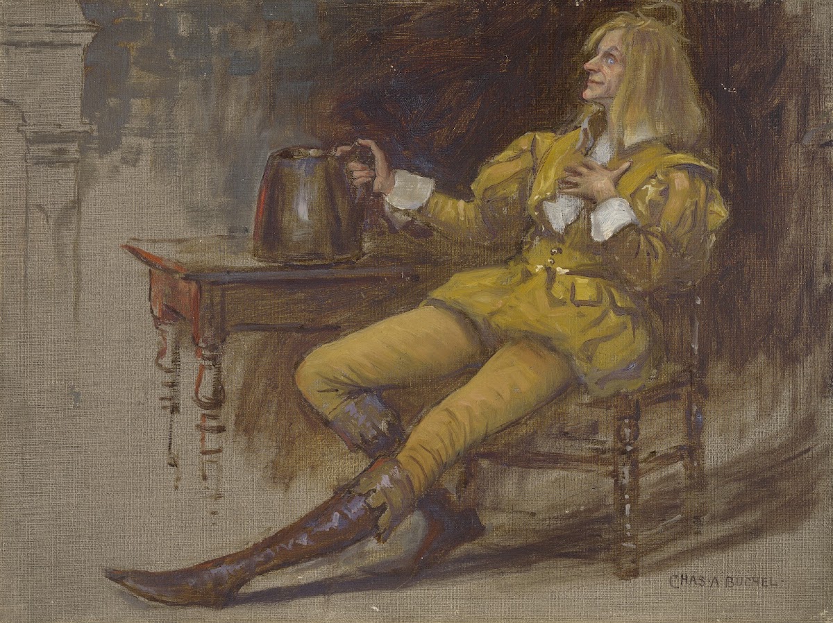 Norman Forbes as Sir Andrew Aguecheek in Shakespeares Twelfth night 1901 1920