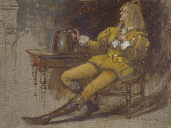 Norman Forbes as Sir Andrew Aguecheek in Shakespeares Twelfth night 1901 1920