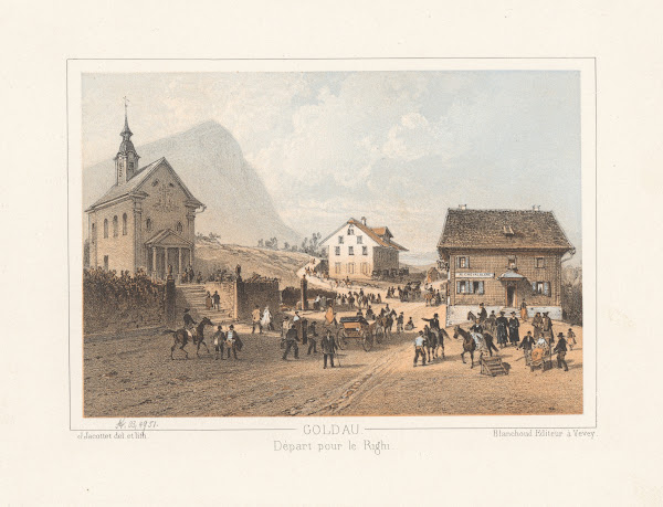 Goldau Départ pour le Righi