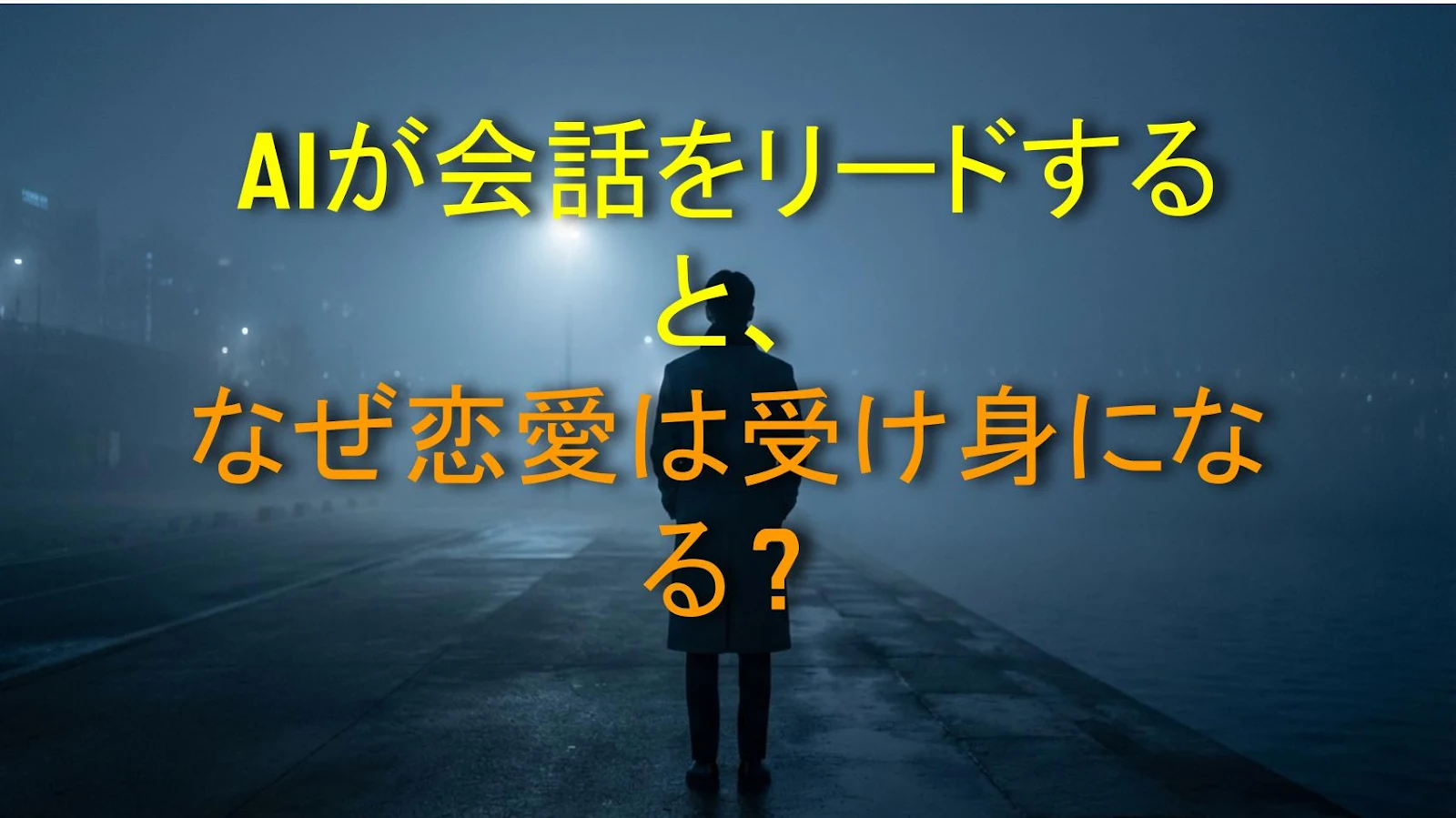 AIが会話をリードすると、なぜ恋愛は受け身になる？