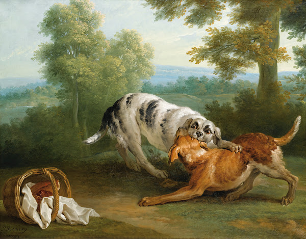 The Dog Carriynghis Dinner To His Master 1751