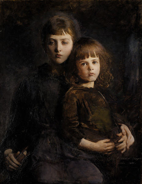 Brother and Sister Mary and Gerald Thayer 1889