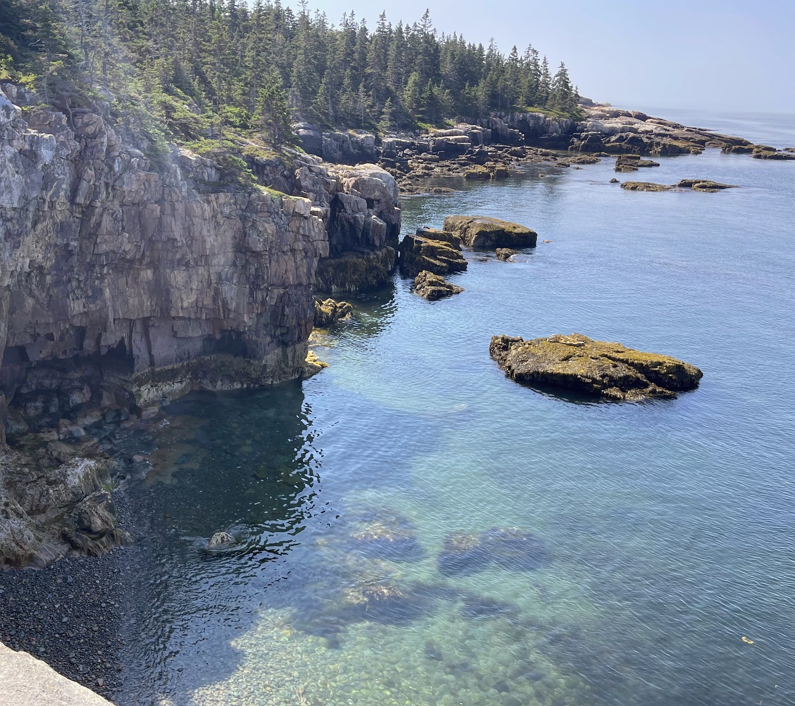 Cliffs along Schoodic Loop